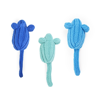 Battersea Tune Chaser Muizen Blauw / Groen 13x5 CM 3 ST