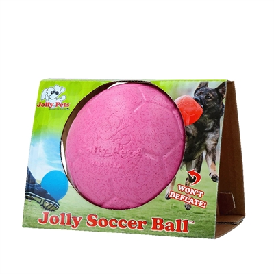 Jolly Soccer Ball Roze 15 cm voor honden