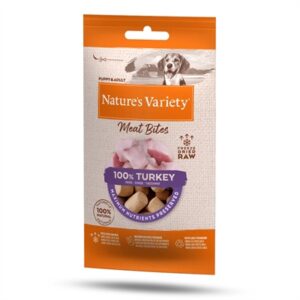 Natures Variety Gevriesdroogde Kalkoen Snacks 20 GR