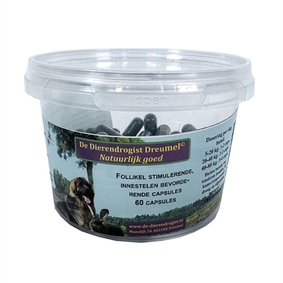 Dierendrogist Follikel Stimulerend / Innestelend Bevorderende Capsules 60 ST