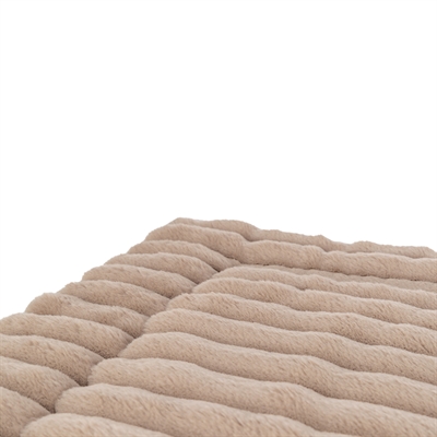Trixie Ligmat Lonni Ribfluweel Lichtbruin 90x65 cm — Comfortabele rustplek voor je huisdier