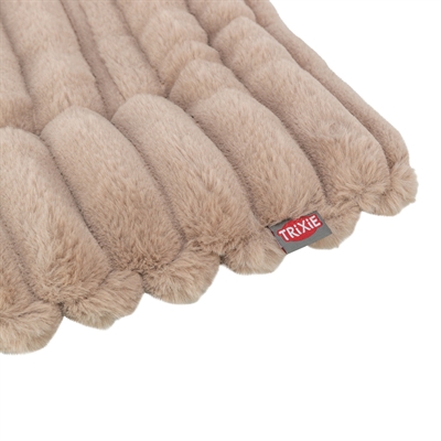 Trixie Ligmat Lonni Ribfluweel Lichtbruin 90x65 cm — Comfortabele rustplek voor je huisdier