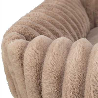 Trixie Hondenmand Lonni Ribfluweel Lichtbruin 100x70 cm — Comfortabele plek voor je hond