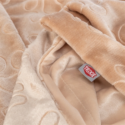 Trixie Hondendeken Barry Softpluche Beige 70x50 cm — Zachte en comfortabele rustplek