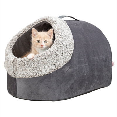 Trixie Kattenmand Iglo Calida 50x30x35 cm Grijs-wit/Zwart