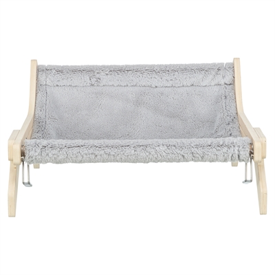 Trixie Hangmat Hout Onbehandeld Grijs 47x24x38 cm