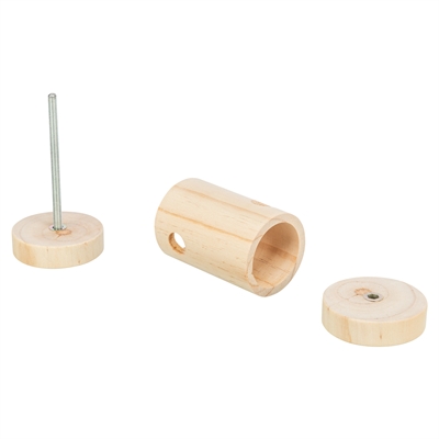 Trixie Snack Roll Hout Onbehandeld 6x6x11 cm