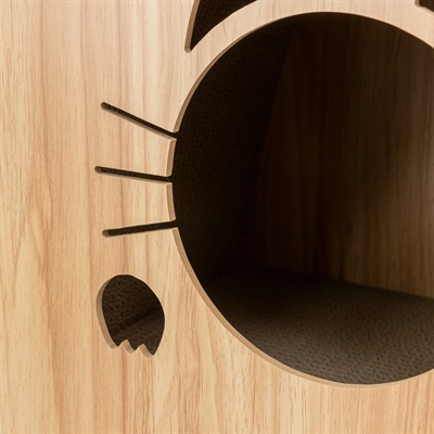 Trixie Krabhuis MDF Lichtbruin 48x28x48 cm met catnip