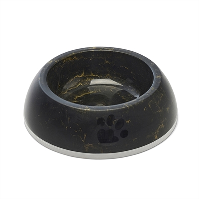 Savic Voerbak Delice 2 Marble Zwart/Goud 600 ML 20,5x20,5x6,5 CM