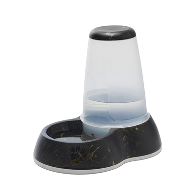 Savic Drinkbak Loop Marble Zwart/Goud 3L 32,5x22x29 CM