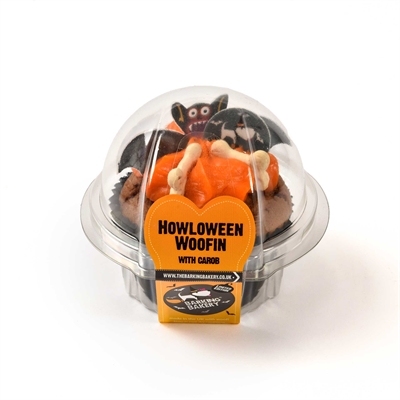 The Barking Bakery Carob Woofin met Oranje Glazuur 100g