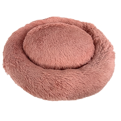 Sazzz Hondenmand Fluffy Oudroze 85x85x17 CM