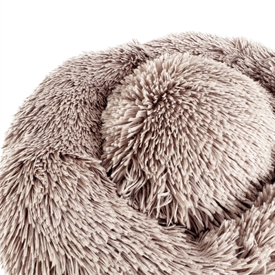 Sazzz Hondenmand Fluffy Beige 52x52x13 cm — Comfortabele plek voor kleine honden