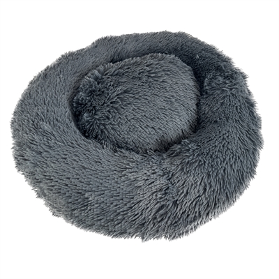 Sazzz Hondenmand Fluffy Antraciet Grijs 65x65x15 CM