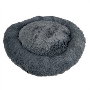 Sazzz Hondenmand Fluffy Antraciet Grijs 85x85x17 CM