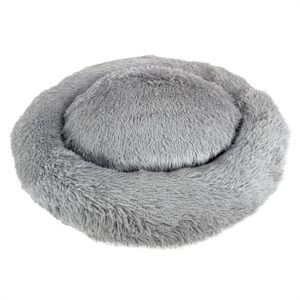 Sazzz Hondenmand Fluffy Lichtgrijs 85x85x17 CM