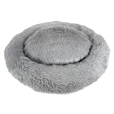 Sazzz Hondenmand Fluffy Lichtgrijs 85x85x17 CM
