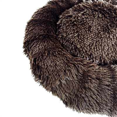 Sazzz Hondenmand Fluffy Bruin 85x85x17 cm — Comfortabele plek voor je hond