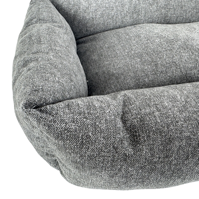Baazis Hondenmand Lichtgrijs 62x49x15 cm — Comfortabele plek voor kleine honden