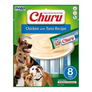 Inaba Dog Churu Chicken With Tuna Recipe 8x20 GR