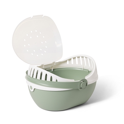 Savic Transportbox Elmo Groen 30,5x24,5x20,5 CM voor kleine huisdieren
