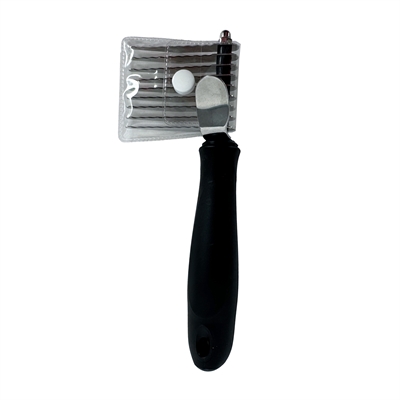 Tools-2-Groom Klittenkam Kunststof Greep 17,5 CM