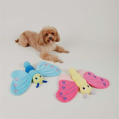 Fofos Jumbo Butterfly Blue Hondenknuffel 25x38x10 cm