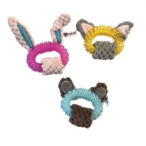 Fofos Tiny Triple Ears 11 CM - Kattenspeeltjes met kattenkruid (3 st)