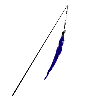 Easypets Uitschuifbare Kattenhengel Worm 26-80 cm Paars