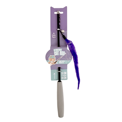 Easypets Uitschuifbare Kattenhengel Worm 26-80 cm Paars