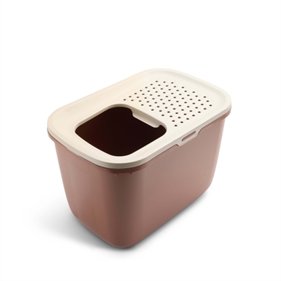 Savic Kattenbak Hop In 58,5x39x39,5 cm Champagne Roze/Terracotta