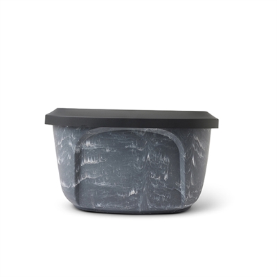 Savic Kattenbak Aseo Jumbo Marble Grijs/Zwart 67,5x48,5x29 cm