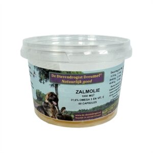 Dierendrogist Zalmolie Capsules 60 Stuks voor Honden