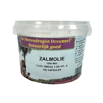 Dierendrogist Zalmolie Capsules 150 ST