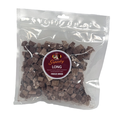 Petsnack Superdry Runderlong Gevriesdroogd 100 GR