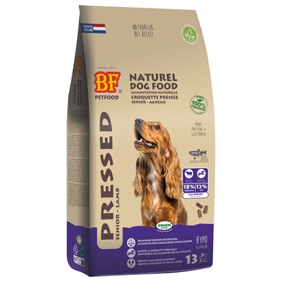 Bf Petfood Geperst Senior Lam 13,5 KG