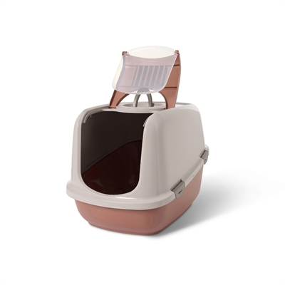 Savic Kattenbak Nestor Jumbo 66,5x48,5x46,5 cm Champagne Roze/Terracotta