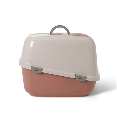 Savic Kattenbak Nestor Jumbo 66,5x48,5x46,5 cm Champagne Roze/Terracotta