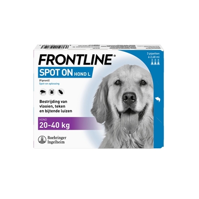 Frontline Hond Spot On L 20-40 KG 3 Pip