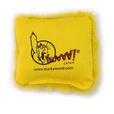 Yeowww Mini Kussen Geel 10 CM