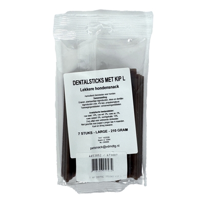I Am Dental Sticks met Kip L 210 GR 7 ST voor honden