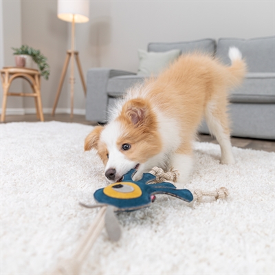 Trixie Monster Leer Met Touw 47 cm voor Honden