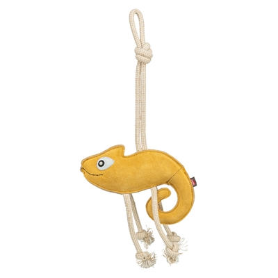 Trixie Kameleon Leer Met Touw 45 CM