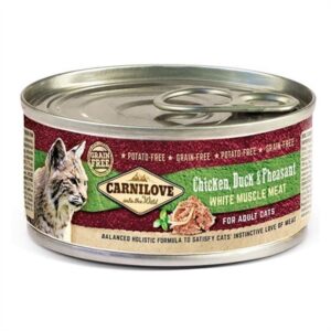 Carnilove Cans Chicken / Duck / Pheasant 12x100 GR