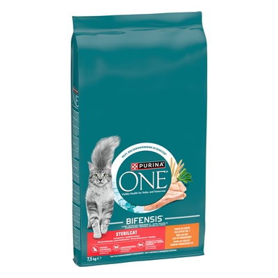 Purina One Sterilcat Droogvoer Kip/Tarwe 7,5 KG
