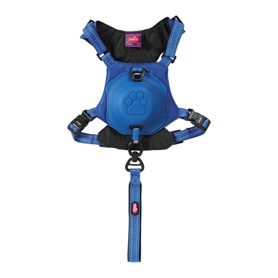 Zolux Easyride Hondentuig Blauw XS 26-38x33-43 cm met uittrekbare riem