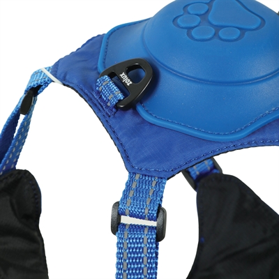 Zolux Easyride Hondentuig Blauw XS 26-38x33-43 cm met uittrekbare riem