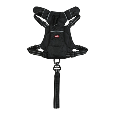 Zolux Easyride Hondentuig Zwart XS 26-38 cm met uittrekbare riem