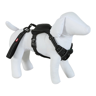 Zolux Easyride Hondentuig Zwart XS 26-38 cm met uittrekbare riem