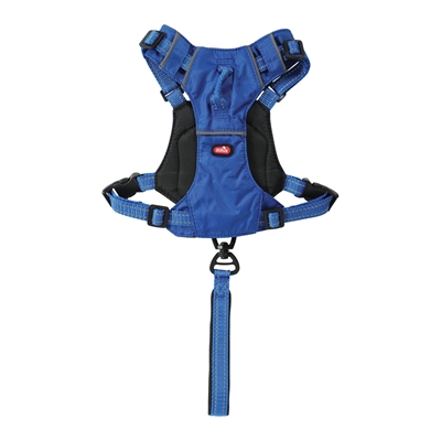 Zolux Easyride Hondentuig Blauw S 33-49 cm met uittrekbare riem